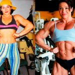 Алина Попа до и после стероидов