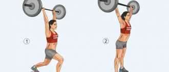 The fourth phase of the barbell push