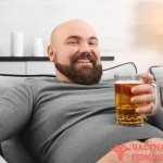 What should a man do to get rid of his beer belly forever?