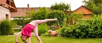 &#39;A girl learns to do a cartwheel&#39; width=&quot;700
