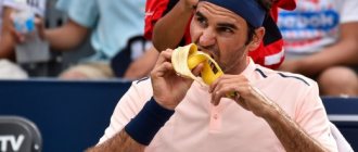 Для чего спортсменам нужно есть бананы? Теннисисты съедают их по пять штук за матч