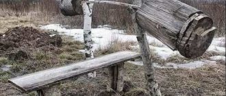 фотография суровой русской лавки для жима и штанги