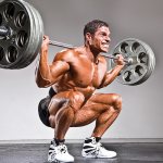 Deep squat with barbell