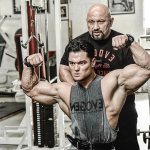 Jeremy Buendia and trainer