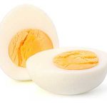 What is the calorie content of chicken egg white?