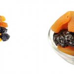 What is the calorie content of dried fruits: table.