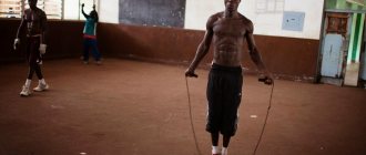 Pictures upon request Development of boxing endurance, exercises (Video)