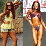 Olga Blokhina, fitness bikini, before and after photos
