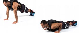 Weighted push-ups: with a weighted vest.