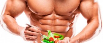 Proper nutrition for abs