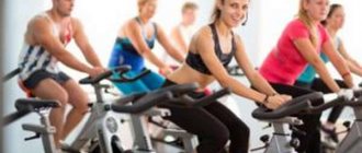 Exercise bike training program for muscles