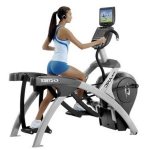 How many calories are burned on the elliptical trainer?