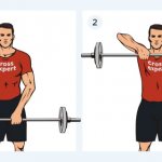 Barbell row to the chin - execution technique