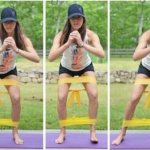 Exercises with an elastic band: The best way to deal with problem areas on the body