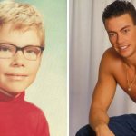 Van Damme as a child.